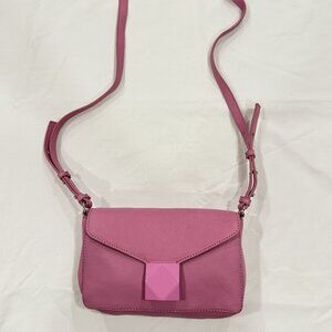 Vince Camuto Lefto Leather Crossbody Bag Small Color Arresting Pink